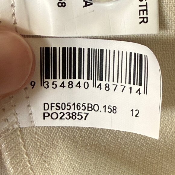 DISSH | Rowan Maxi skirt in Bone; back kick pleat; Size 8 - Picture 5 of 6